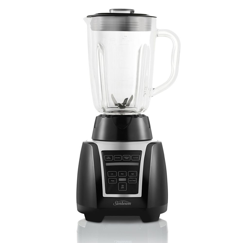 Sunbeam Auto Clean Blender Smoothie Maker Vegetable Grinder Mixer Food Processor - PBT3000BK