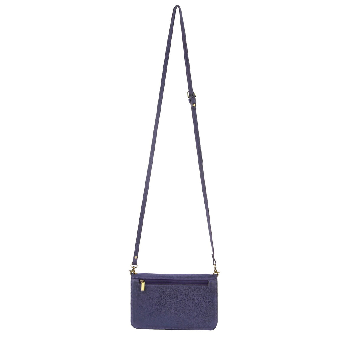 Pierre Cardin Womens Leather RFID Clutch Wallet Purse - Purple