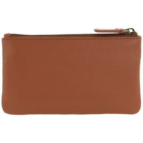 Pierre Cardin Ladies Womens Genuine Leather RFID Coin Purse Wallets - Tan