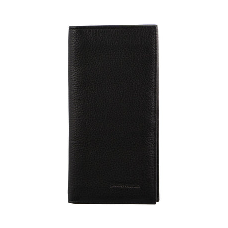 Pierre Cardin Mens Italian RFID Protected Leather Suit Wallet - Black