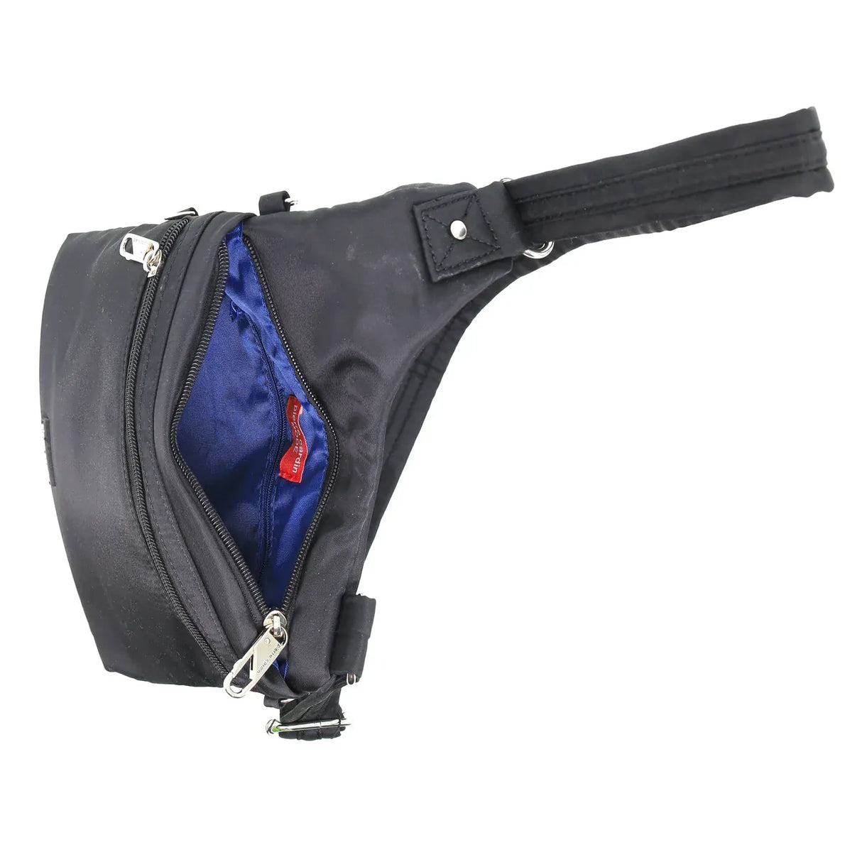 Pierre Cardin RFID Cross Body Bag Travel Anti-Theft Slash Proof - Black