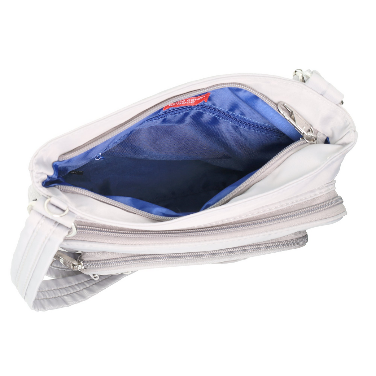 Pierre Cardin Nylon Cross Body RFID Anti-Theft Slash Proof Bag - Taupe