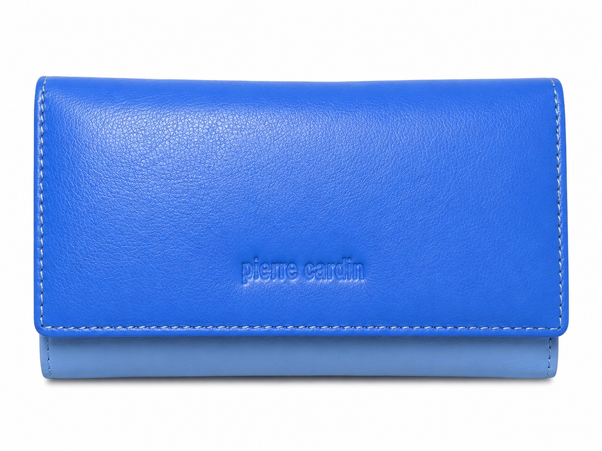 Pierre Cardin Italian Genuine Leather Ladies Summer Wallet - Lavender