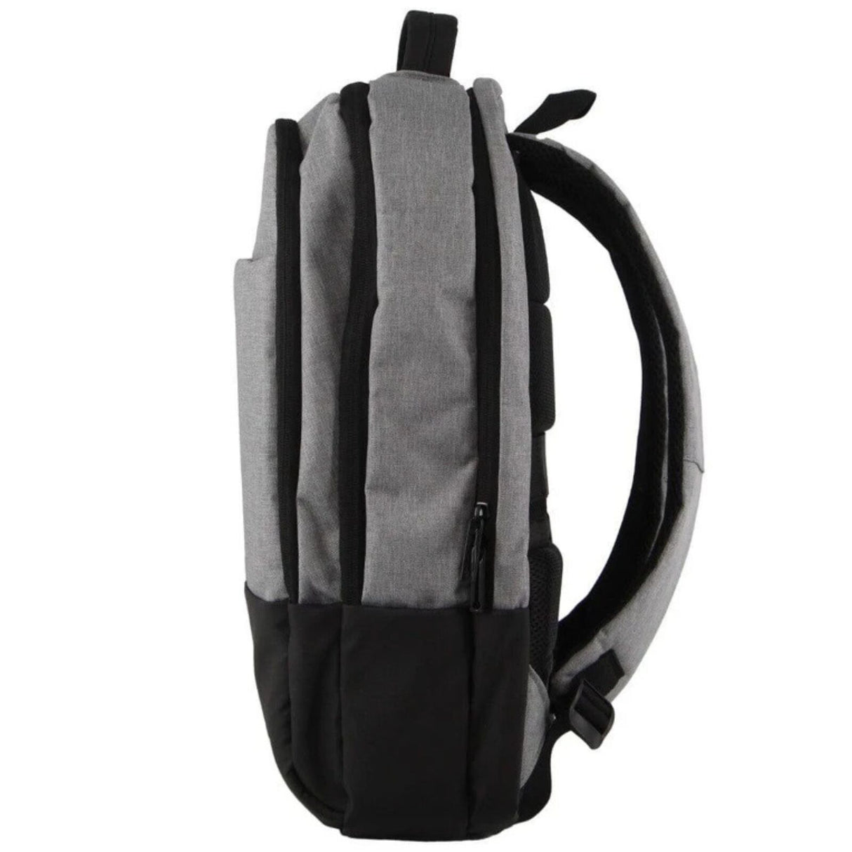 Pierre Cardin Mens Travel & Business Backpack - Grey/Black (Harvard)