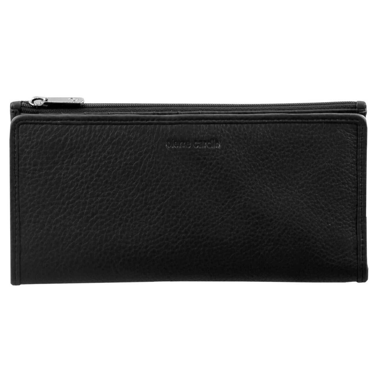 Pierre Cardin Womens Soft Italian Leather RFID Purse Wallet - Black