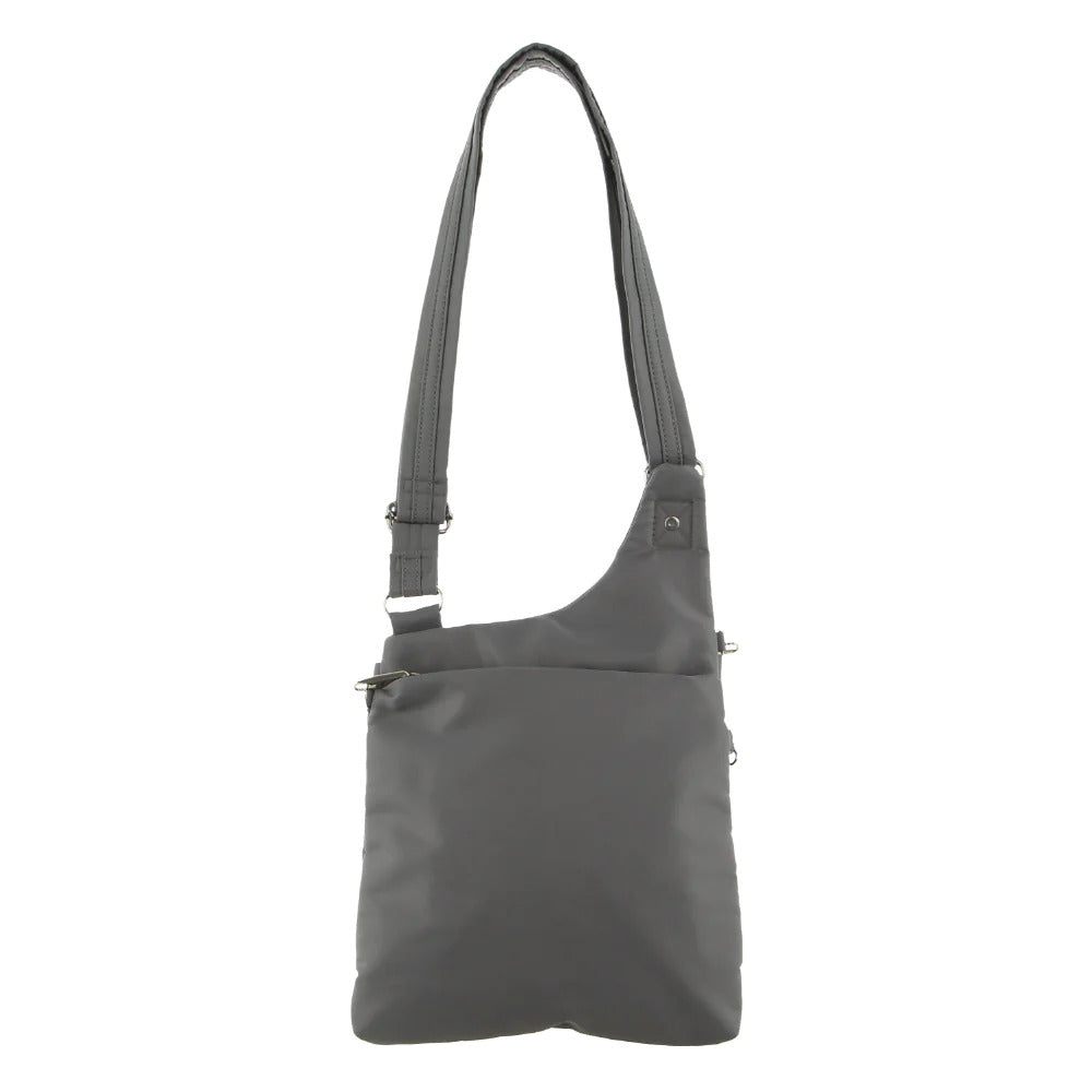 Pierre Cardin Anti-Theft Small Cross Body Bag Slash Proof RFID Blocking - Grey
