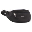 Pierre Cardin Slash Proof Waist Belt Bum Bag Travel RFID Anti-Theft Mens Black