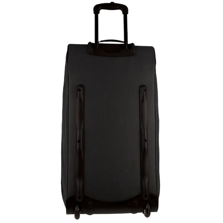 140L Pierre Cardin Trolley Bag Medium Soft Travel Luggage Wheeled Duffle - Black