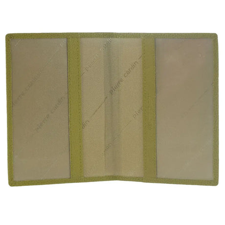 Pierre Cardin Leather Passport Wallet Cover in Yellow