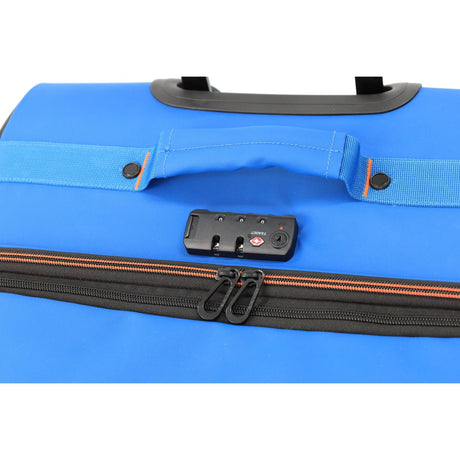 Set of 2 Pierre Cardin Water-Repellent Trolley Bags - Medium (72cm) & Large (82cm) - Blue, Expandable, TSA Lock