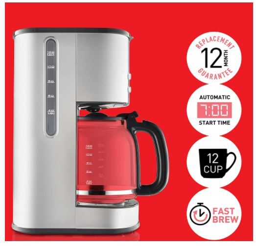 Sunbeam Auto Brew Stainless Drip Filter Coffee Machine - PC7900