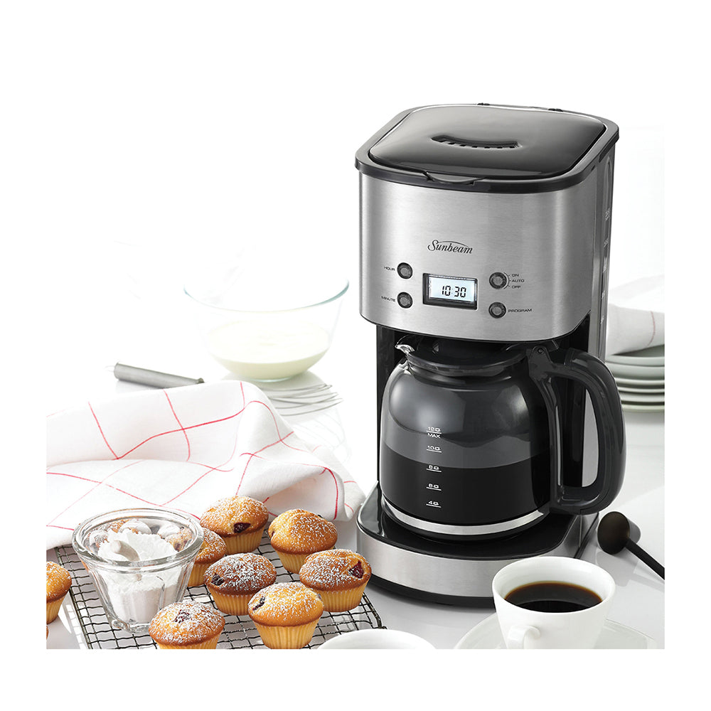 Sunbeam Auto Brew Stainless Drip Filter Coffee Machine - PC7900