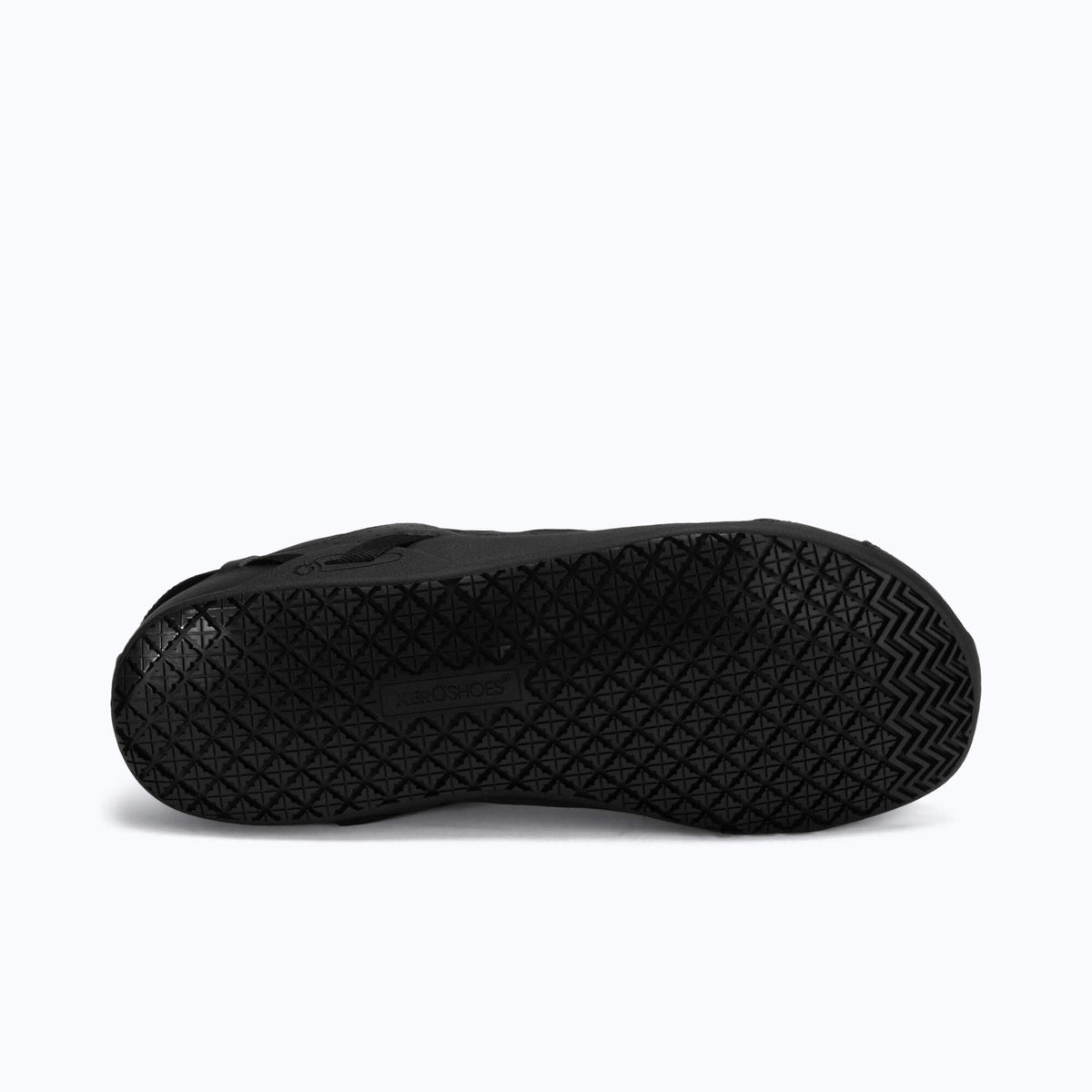 Xero Mens Prio All-Day SR Slip-Resistant Barefoot Work Shoes - Black (Zero Drop)