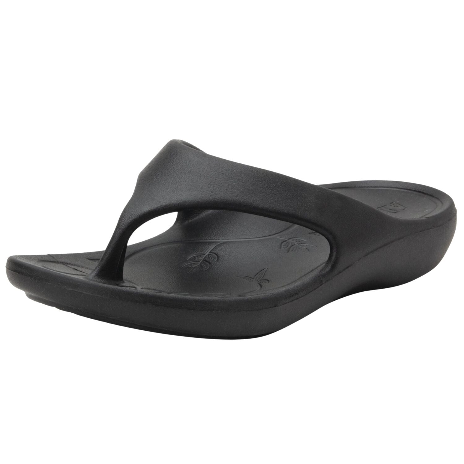 TRAQ Ode Womens Sandals Lightweight EVA Arch Support Comfort Thong in Black - EUR 42