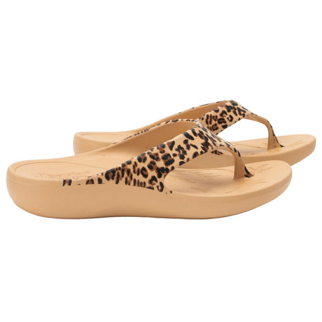 Alegria Ode Womens Sandals Leopard Print RecoverMe Arch Support Thong in Fierce