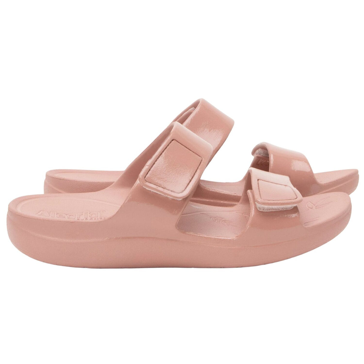 Orbyt Women’s Double Strap EVA Slide Sandals w/ Adjsutable Straps in Dusty Rose
