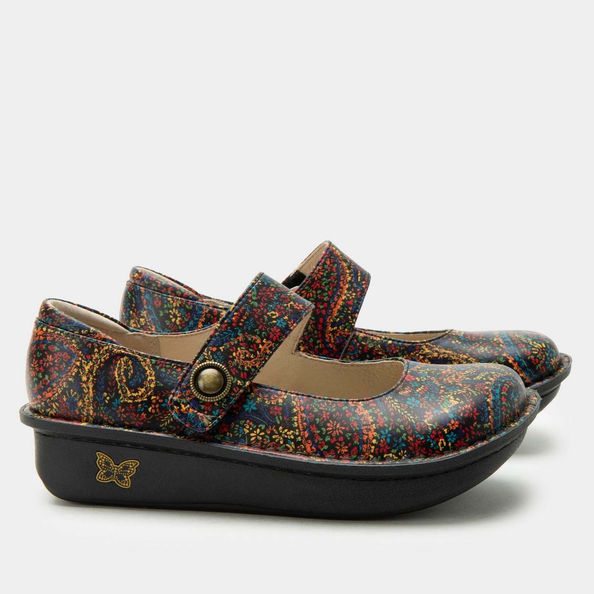 Alegria Paloma Womens Mary Jane Shoes - Bold & Beautiful (Slip-On Nursing Clogs w/Arch Support)