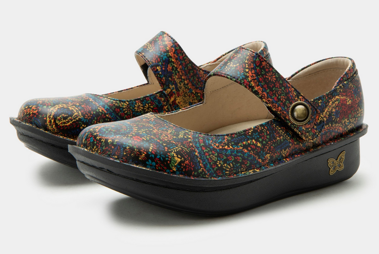 Alegria Paloma Womens Mary Jane Shoes - Bold & Beautiful (Slip-On Nursing Clogs w/Arch Support)