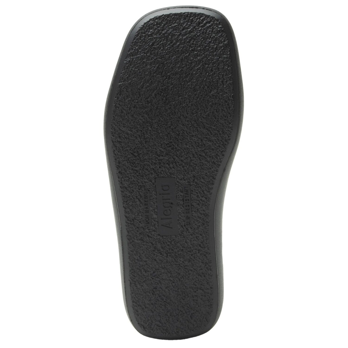 Alegria Portia Women’s Sandals Leather Adjustable Strap Comfort Slip-On in Black