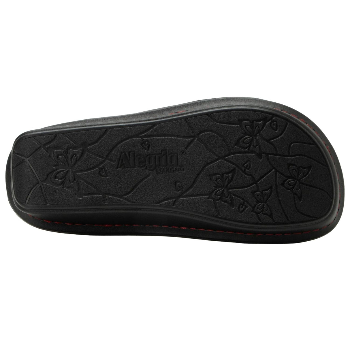 Alegria Vienna Womens Embossed Leather Slingback Sandals in Loretta Roja