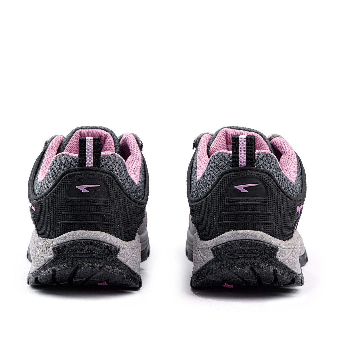 Sfida Pioneer Womens Outdoor Hiking Shoes - Charcoal/Black (Lace Up Sneakers)