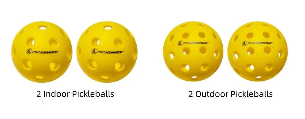 7-Piece Pro Kennex Pickleball Set w/ Balls, Paddles & Carry/Storage Bag
