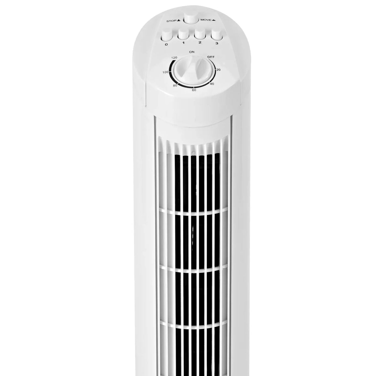 Sheffield 74cm Tower Oscillating Fan w/ 3-Speeds & Timer - White
