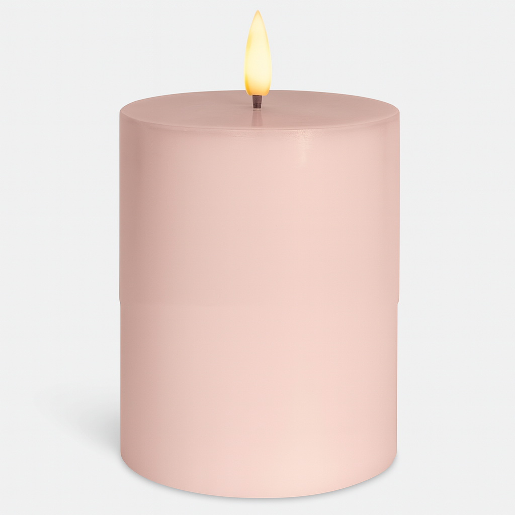 12x 7*15cm Pillar Scented Candles Bulk - Rose