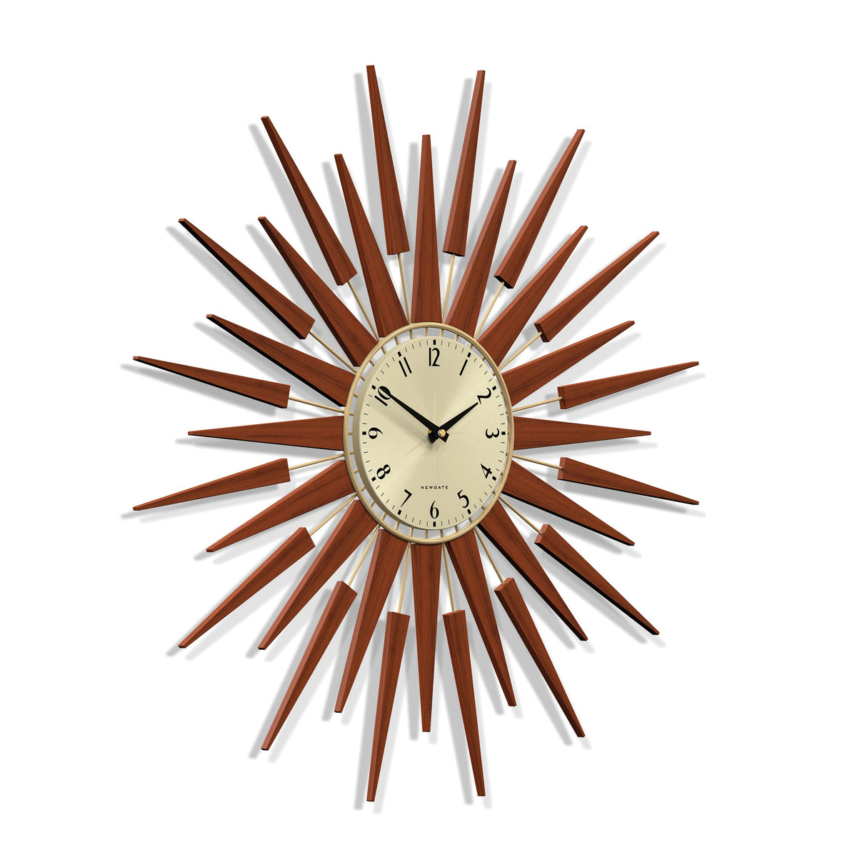 Newgate Pluto Clock - Dark Oak