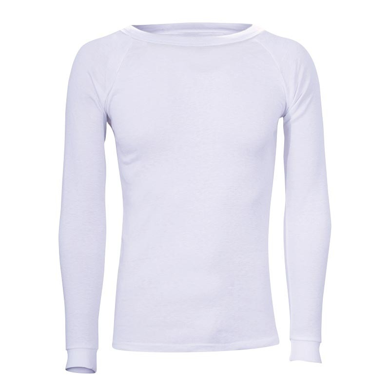 Sherpa Mens Long Sleeve Polypro Thermal Baselayer Top in White