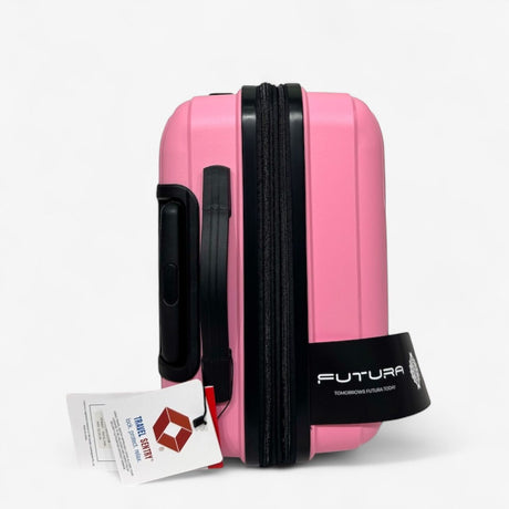 FUTURA Hardshell 3-Piece Luggage Bag Set Travel Suitcase w/ TSA Locks in Pastel Pink