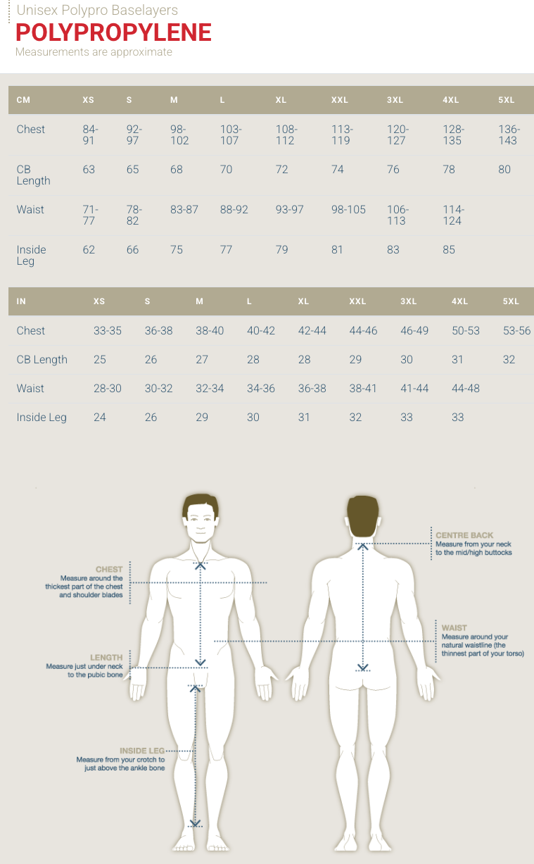 Sherpa Mens Polypro Thermal Long Johns Pants Baselayer Warm Winter in White