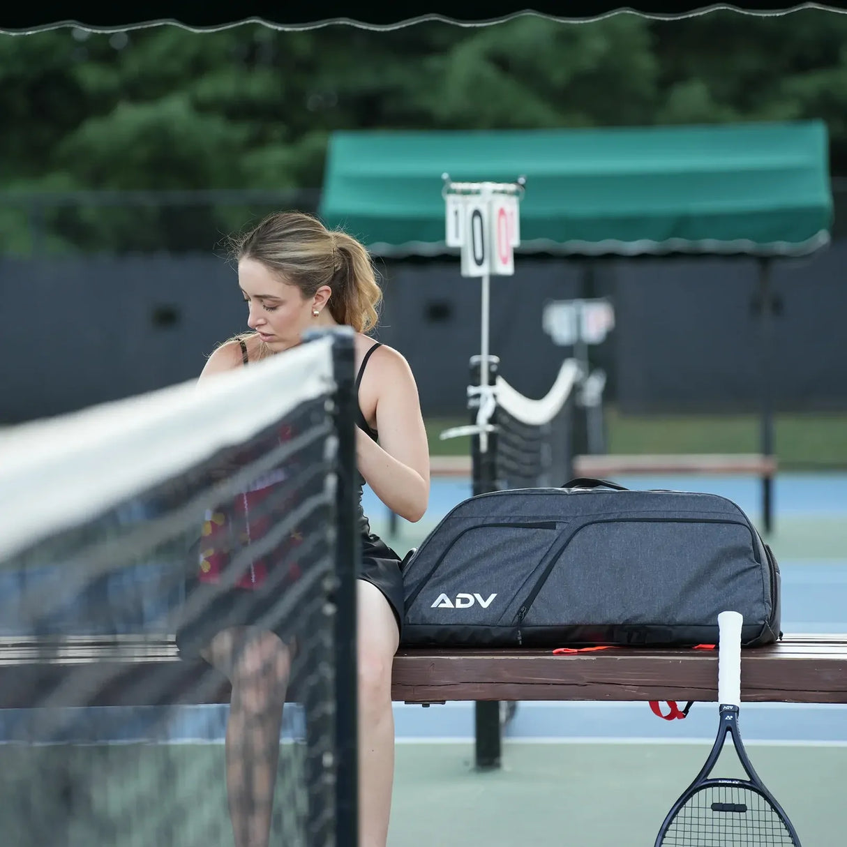 ADV Pro V3 Tennis Bag 6 Racquet Duffle in Volt Charcoal