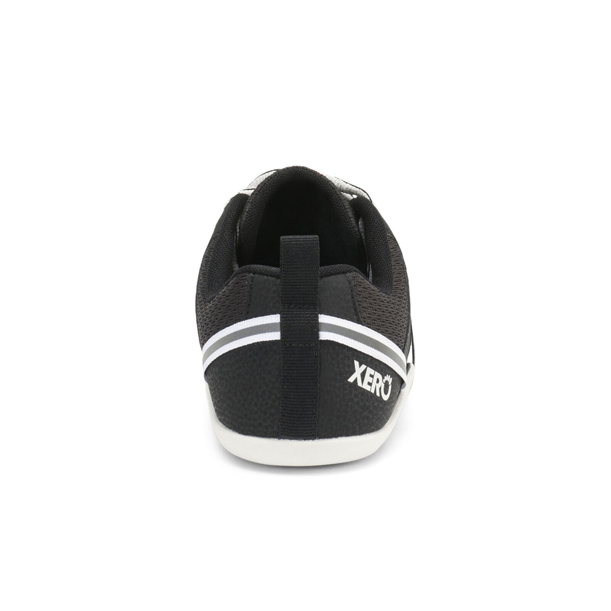 Xero Womens Prio Vintage Lightweight Barefoot Shoes - Black/White (Zero Drop Sneakers)