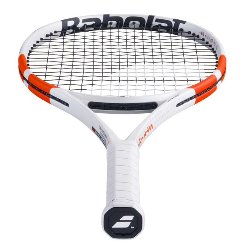 Babolat Pure Strike Lite Strung Tennis Racquet in White/Red (Fully Strung)
