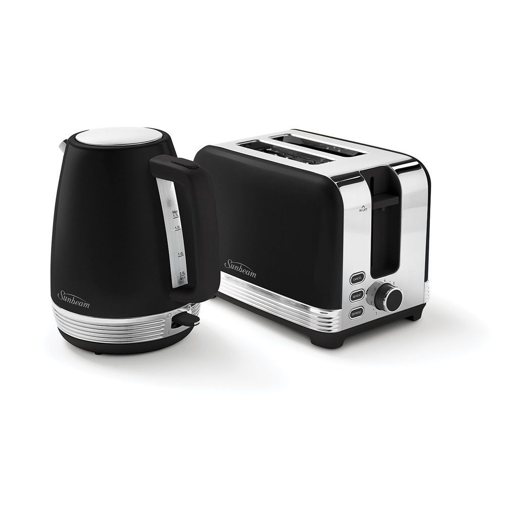 Sunbeam The Chic Collection Breakfast Pack Up Toaster - Black - PUM3510BK