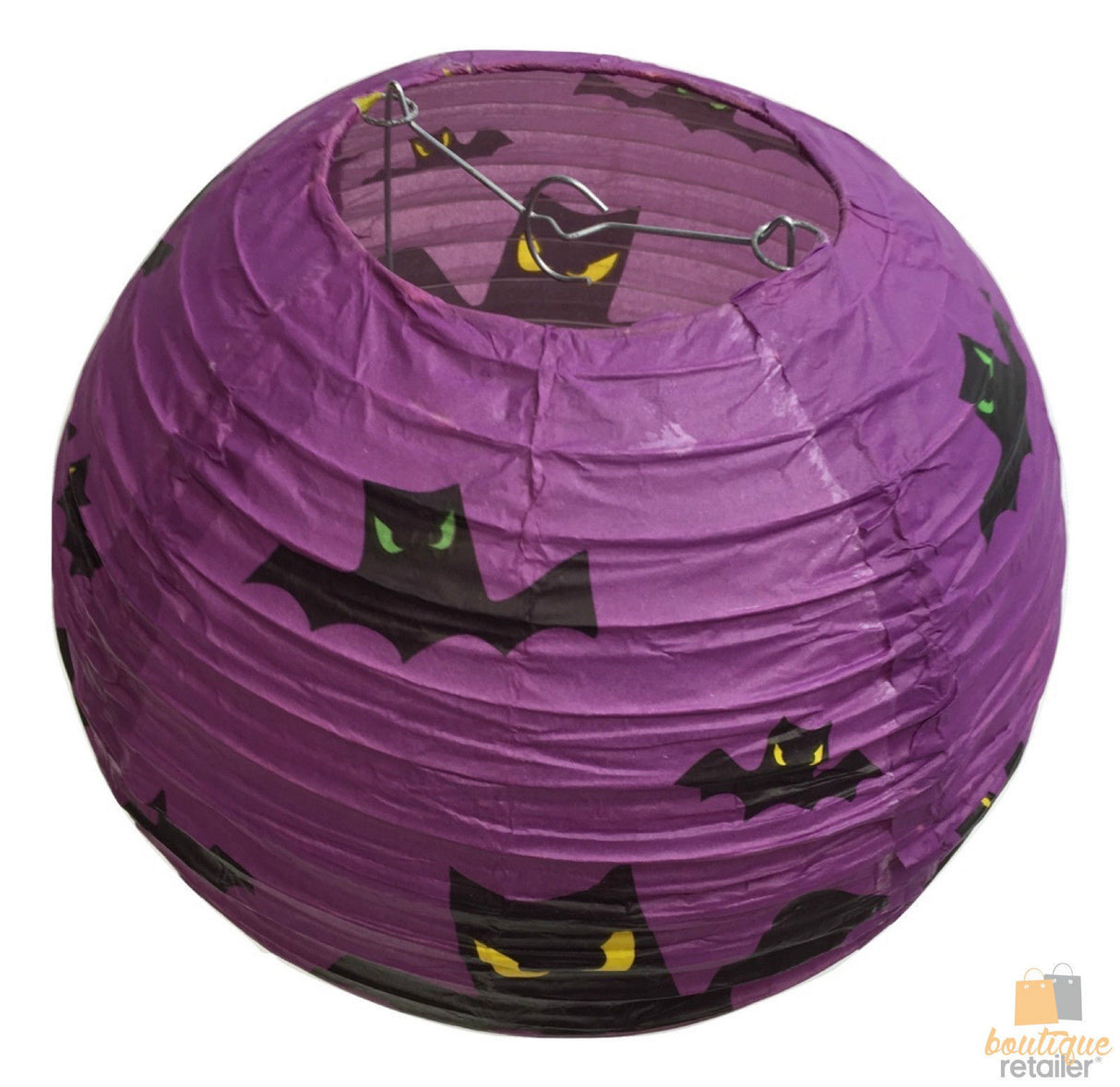 10" Halloween Hanging Paper Lantern - Bat Decoration (Party Decor)
