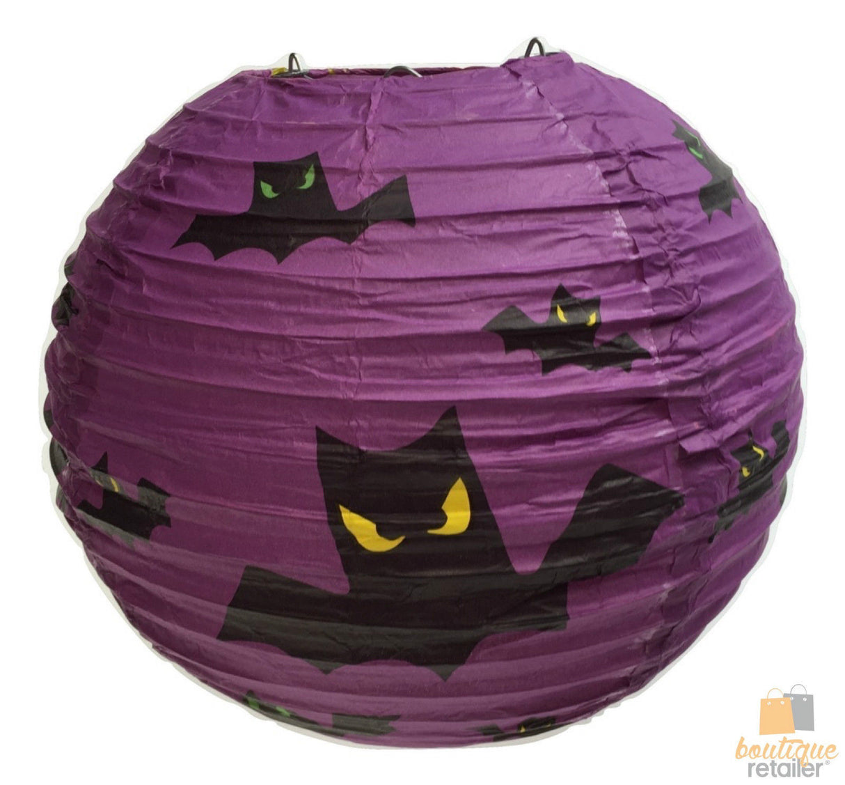 10" Halloween Hanging Paper Lantern - Bat Decoration (Party Decor)