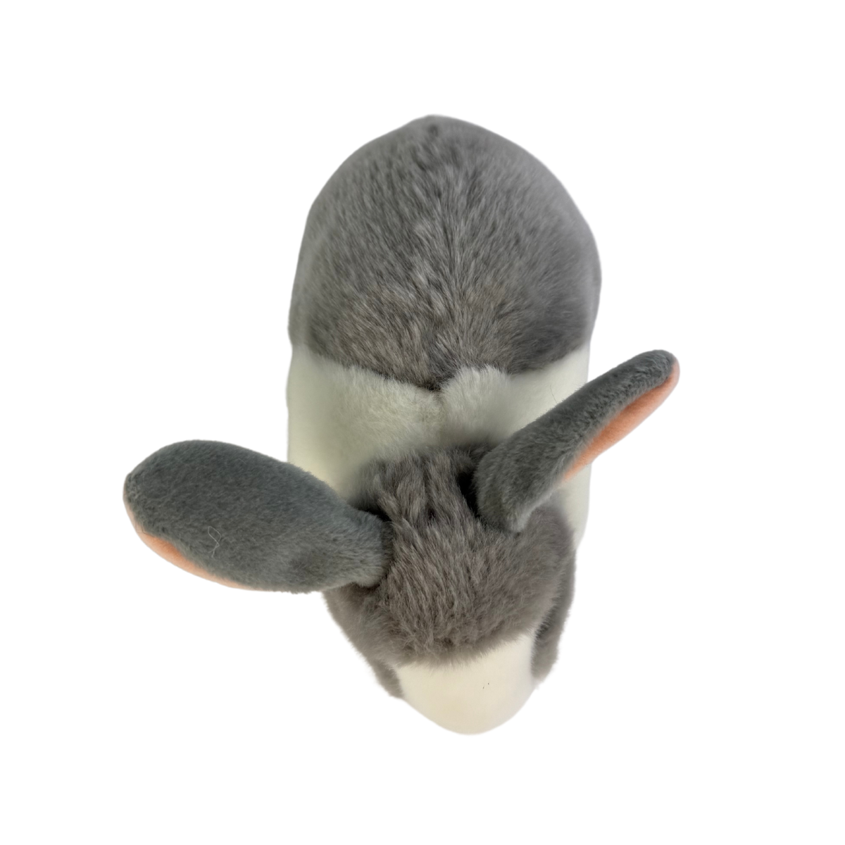 Bocchetta Peter 25cm Standing Bunny Rabbit Plush Toy - Grey/White (Realistic Stuffed Animal Easter Gift)