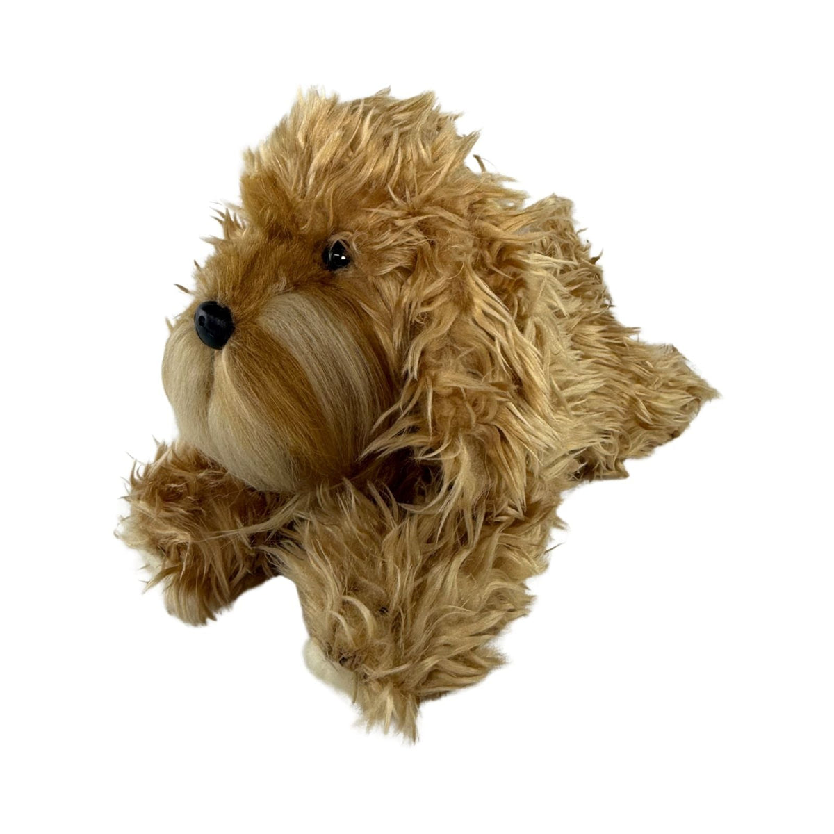 Bocchetta Pluto 28cm Floppy Cavoodle Oodle Puppy Plush Toy - Brown (Realistic Stuffed Animal Dog Gift)