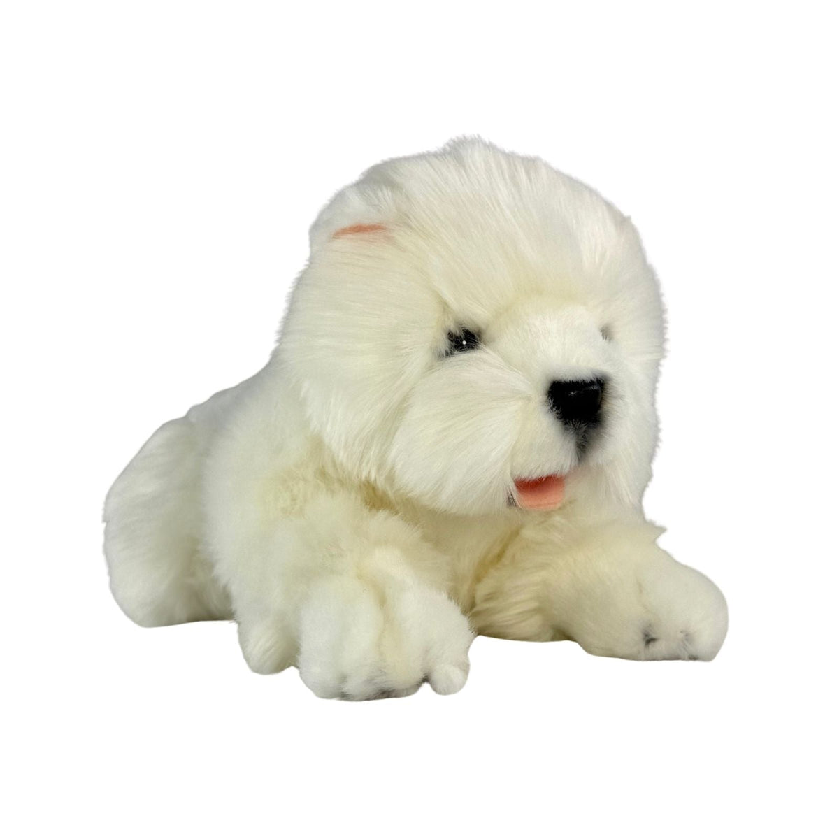 Bocchetta Pookie 28cm Floppy Westie Puppy Plush Toy (Realistic Stuffed Animal Dog Gift)