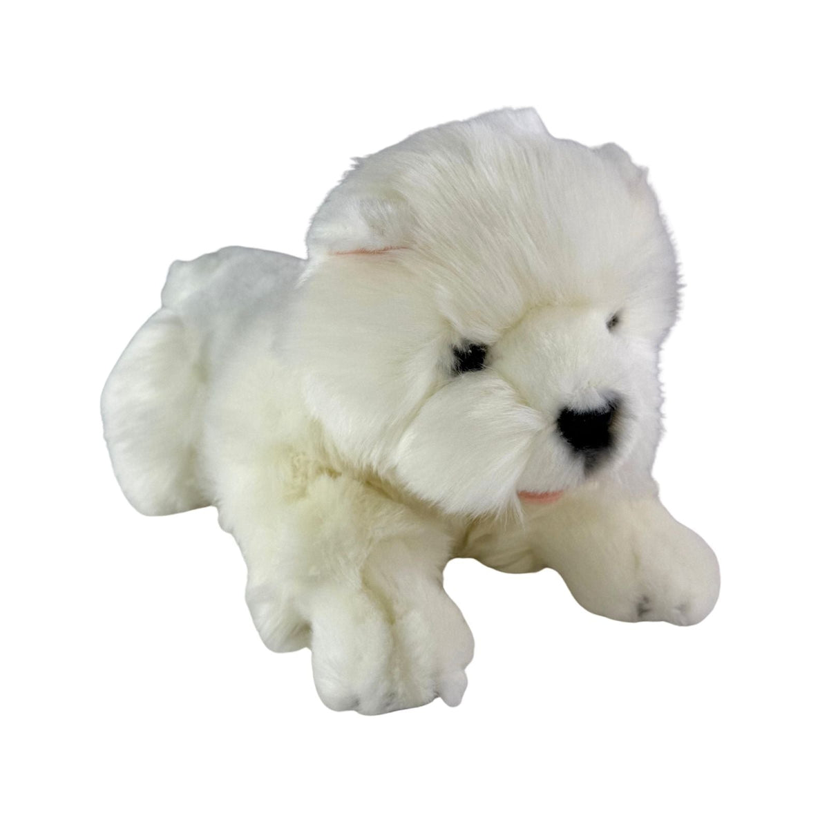 Bocchetta Pookie 28cm Floppy Westie Puppy Plush Toy (Realistic Stuffed Animal Dog Gift)
