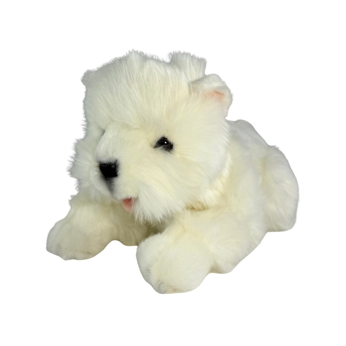 Bocchetta Pookie 28cm Floppy Westie Puppy Plush Toy (Realistic Stuffed Animal Dog Gift)