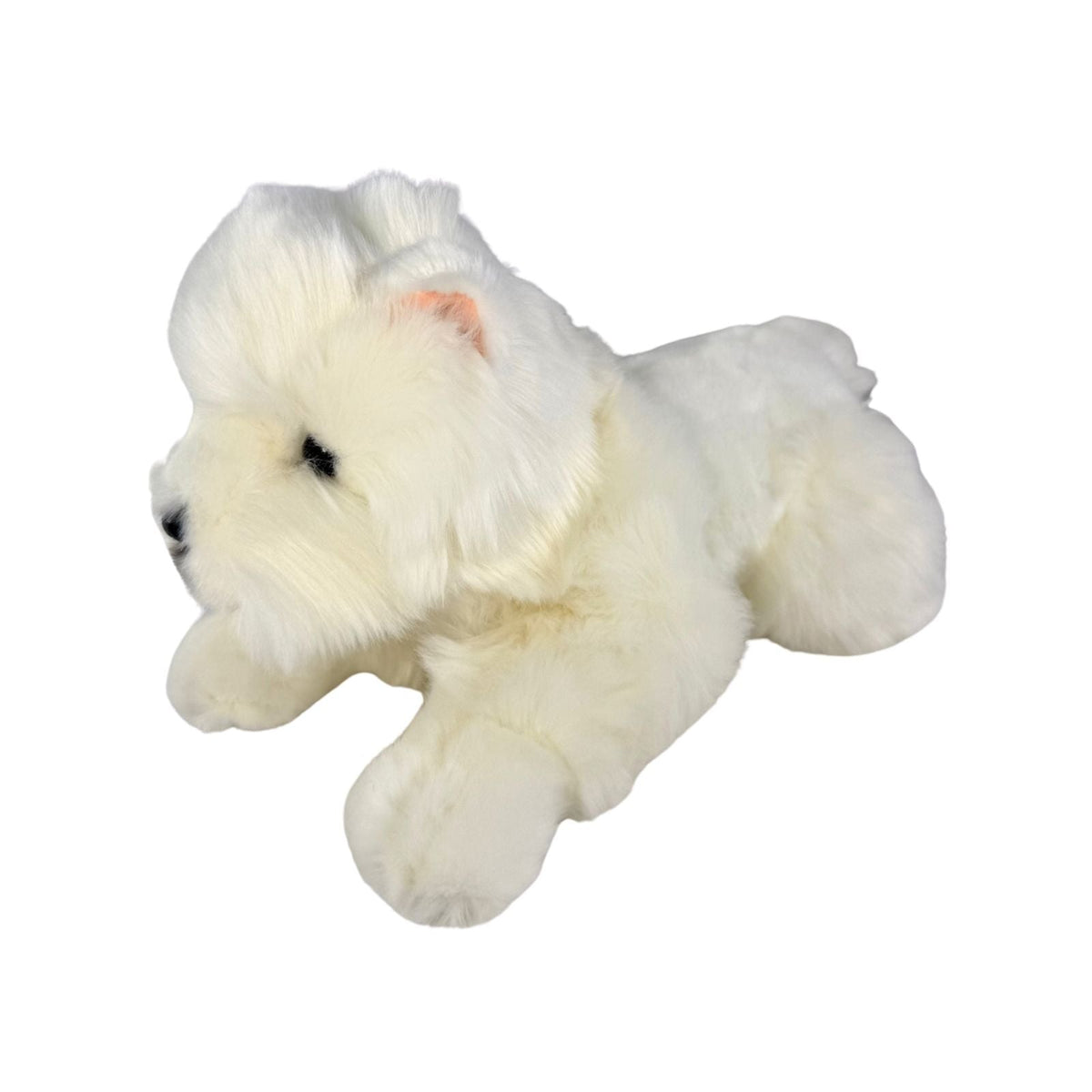 Bocchetta Pookie 28cm Floppy Westie Puppy Plush Toy (Realistic Stuffed Animal Dog Gift)