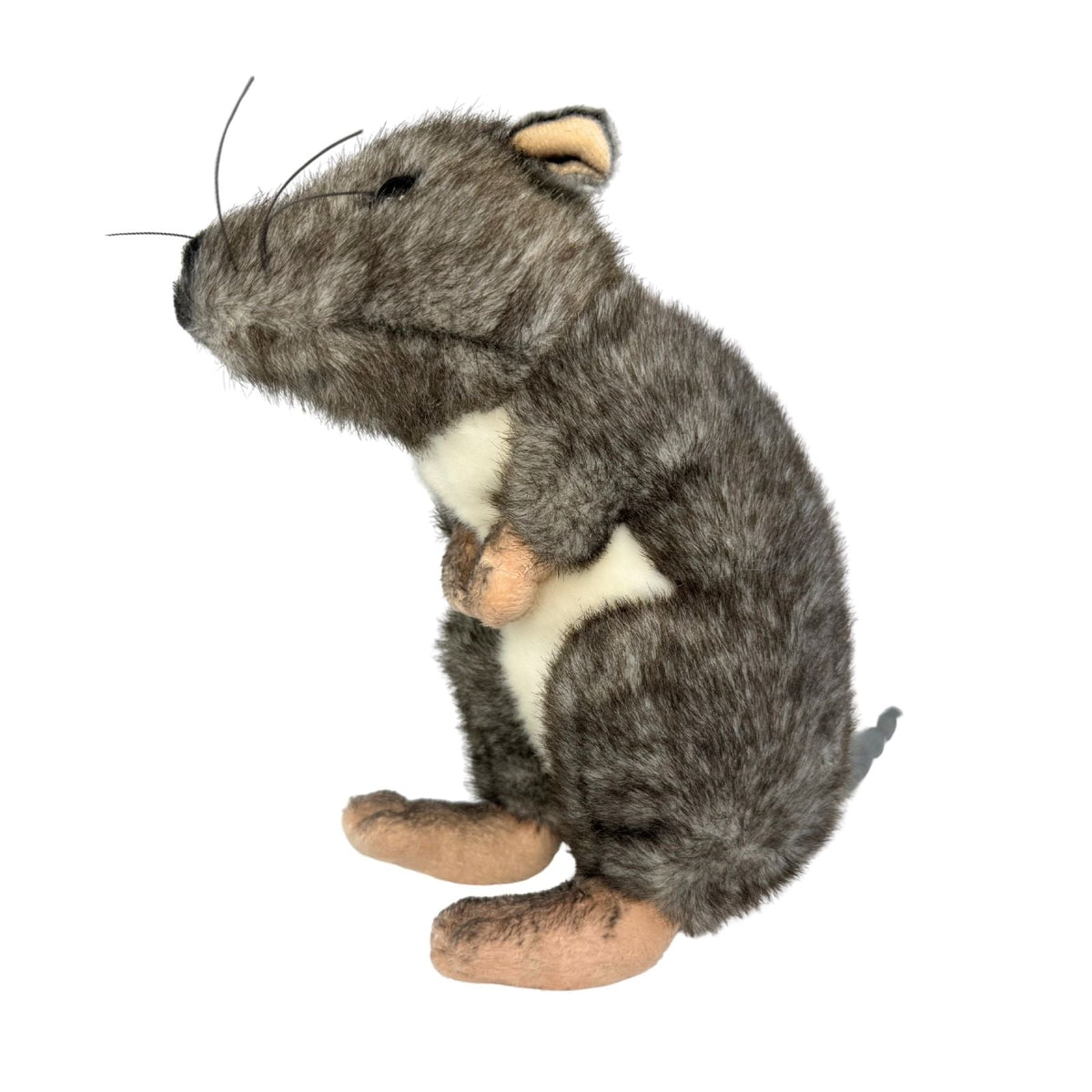 Bocchetta Popcorn 21cm Standing Potoroo Plush Toy (Australian Stuffed Animal Souvenir Gift)