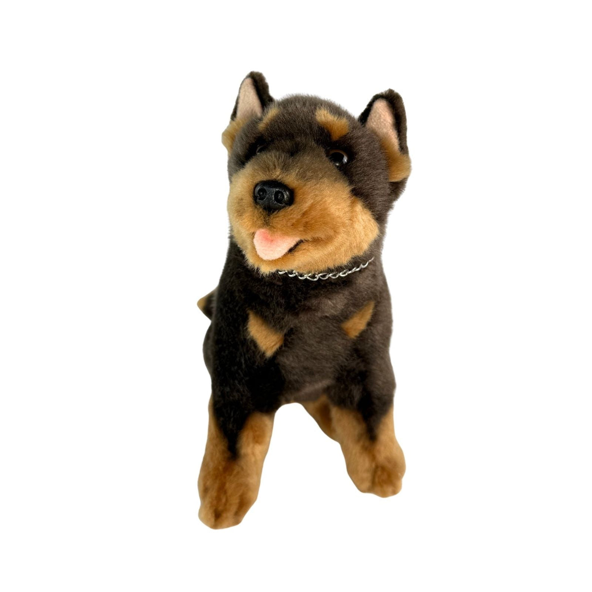Bocchetta Quinn 22cm Sitting Kelpie Plush Toy - Red/Tan (Australian Stuffed Animal Dog Gift)
