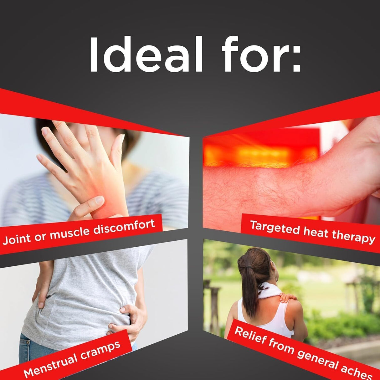 Large Thermo Comfort HEAT PAD - Electric w/ Chair Attachment