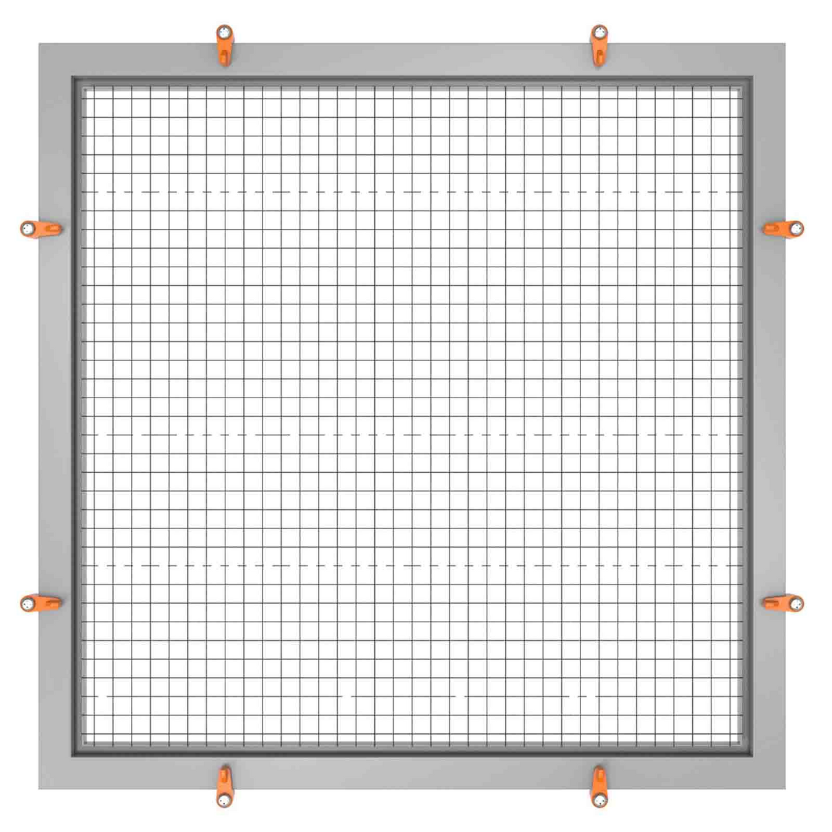 Rolltrak 1 Pack of 100 Flyscreen Swivel Clips 11mm Offset - Clear