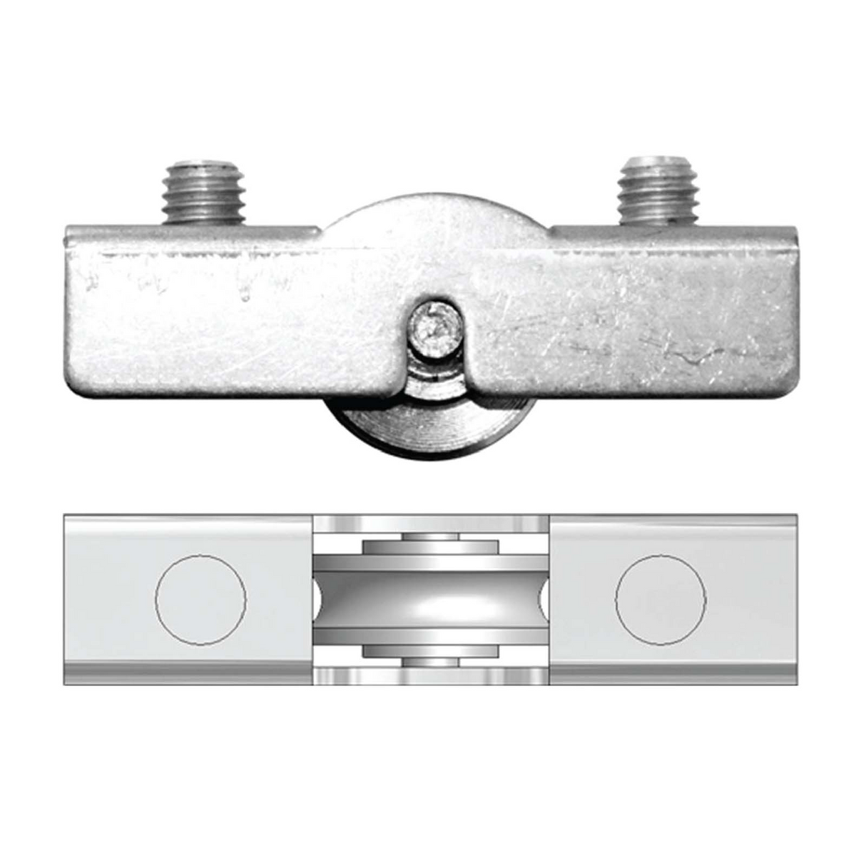 Rolltrak Stainless Steel Window Carriage & Roller R5280 (1 Pack of 2)