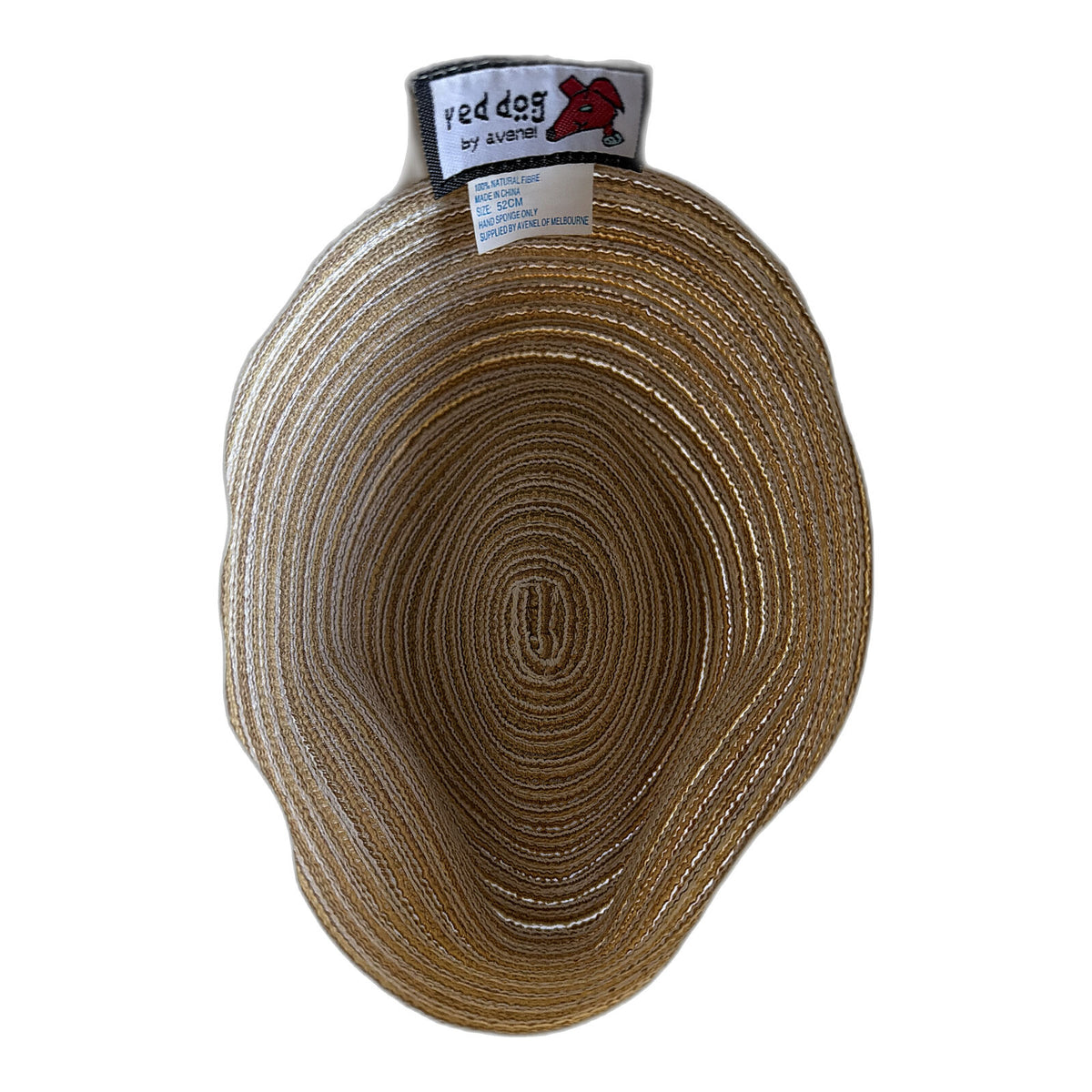 Kids Natural Fibre Braid Trilby Hat - Natural